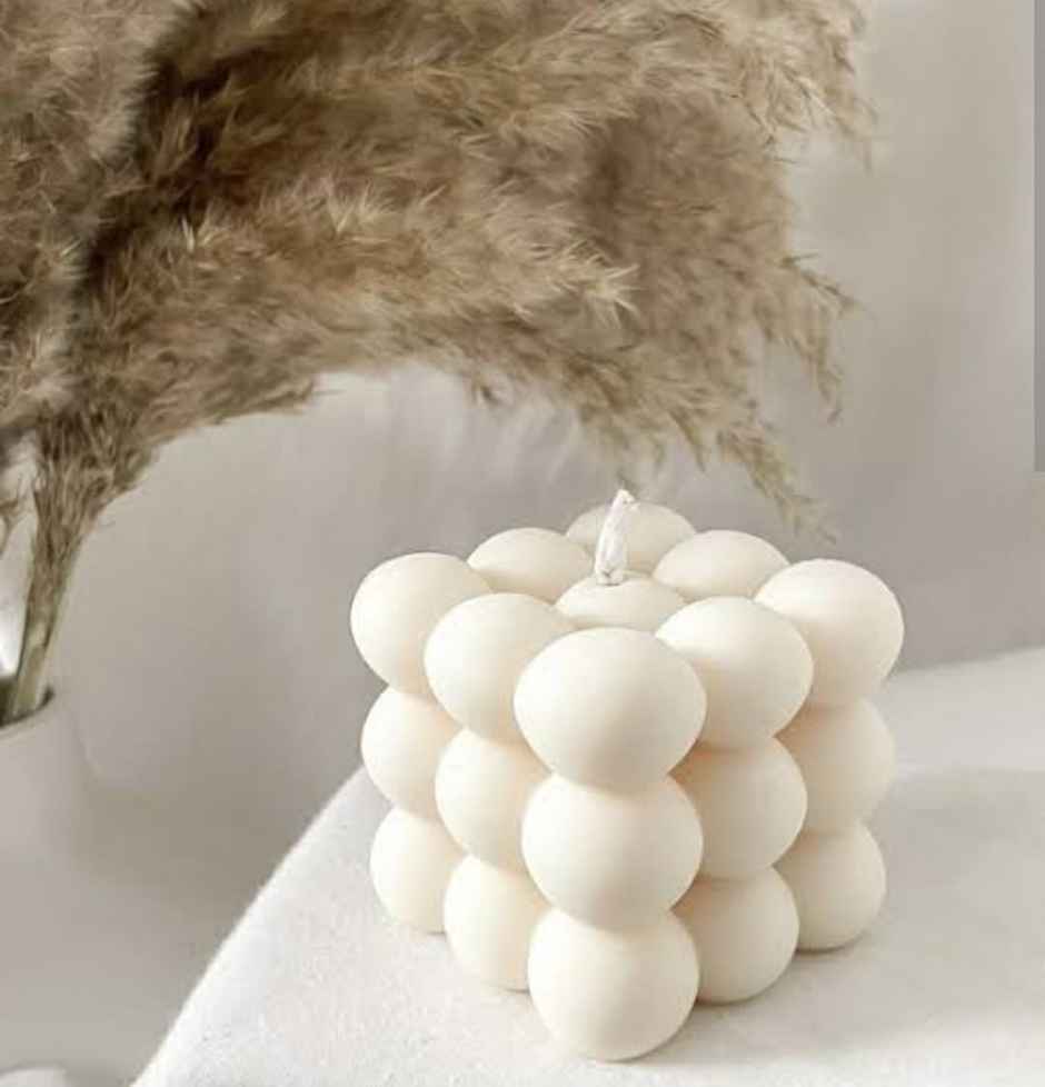 Hola Candles Big Bubble Candle - Assorted Colours | Citrus Sage Infinite